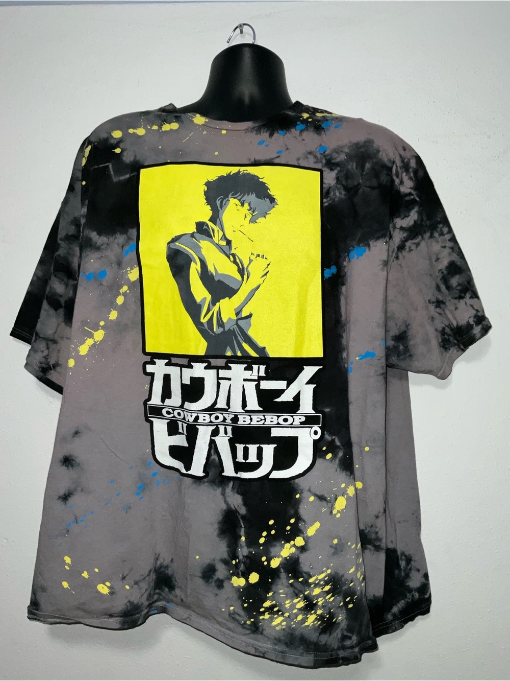 🔥 COWBOY BEBOP SPIKE SPIEGEL ACID WASH T-SHIRT 🔥